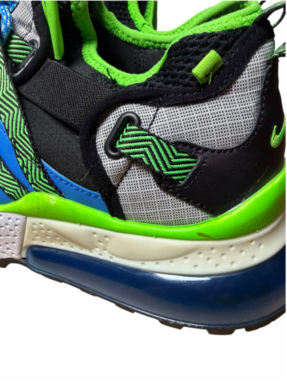 Nike Air Max 270 Bowfin Sprite Blue Green Trail Sneakers Men’s Size 9 US - Picture 7 of 11